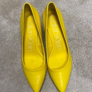 Yellow - Calvin Klein heels